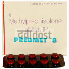 प्रेड्मेट 8mg टैबलेट