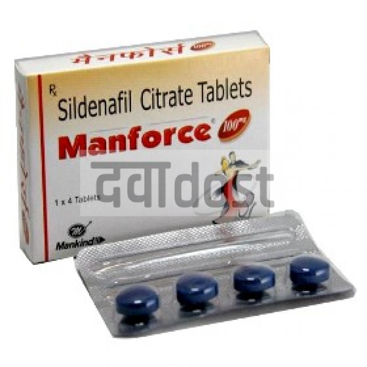 MANFORCE 100MG TABLET 4s