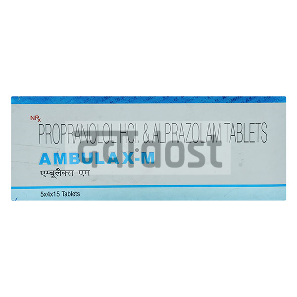 AMBULAX M 0.25MG/10MG TABLET