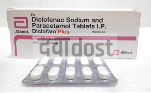 Diclofam Plus 50mg/325mg Tablet 10s