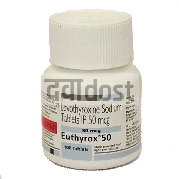 Euthyrox 50Mcg Tablet 100s