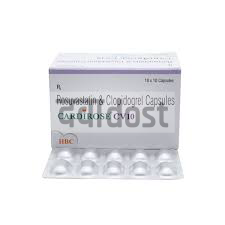 Cardirose CV 10mg/75mg Capsule 10s