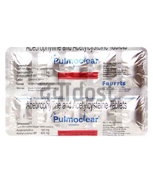 Pulmoclear 100mg/600mg Tablet 15s