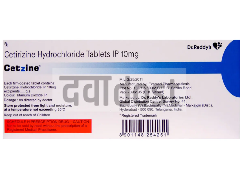 Cetzine 10mg Tablet 15s