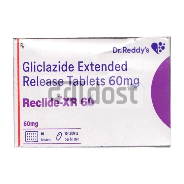 Reclide 60mg Tablet XR 15s