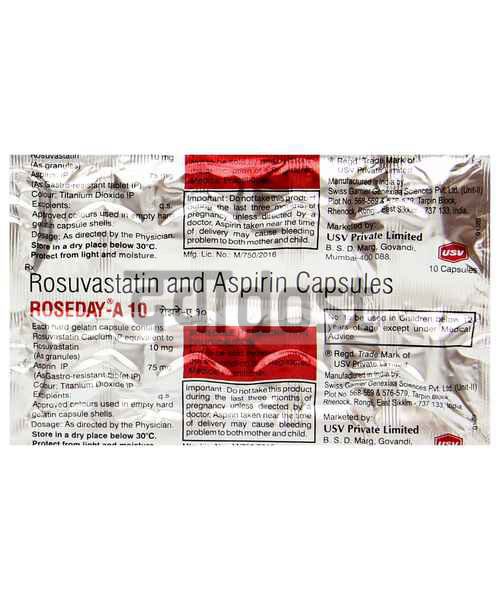 Roseday A 10mg/75mg Capsule 10s