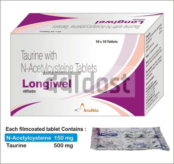 Longiwel 500mg/150mg Tablet 10s