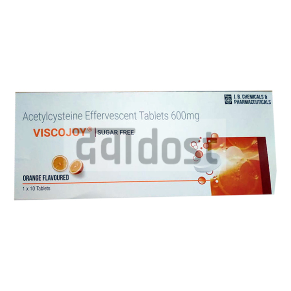 Viscojoy 600mg Orange Tablet  SF 10s