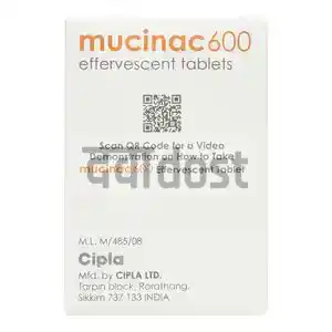 Mucinac 600mg Effervescent Tablet 10s