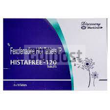 Histafree 120mg Tablet 10s