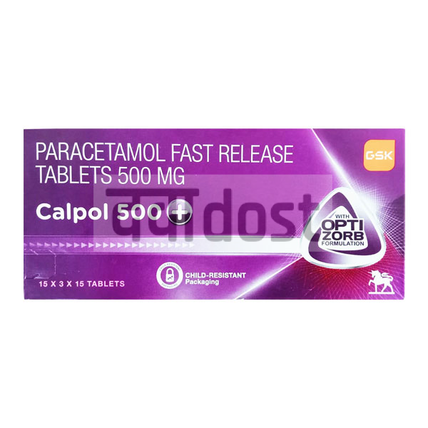 Calpol 500mg + Tablet 15s