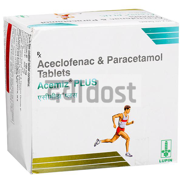 Buy Acemiz Plus Tablet 10s at 30% savings