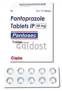 Pantosec 40mg Tablet 10s