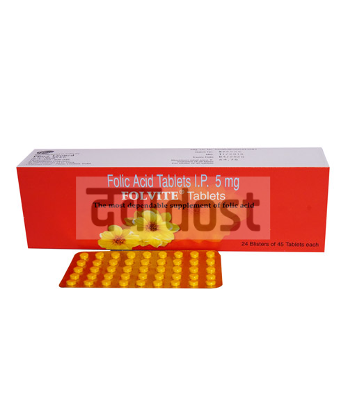 Folvite 5mg Tablet 45s