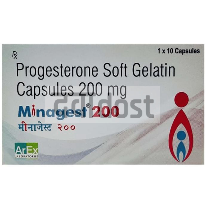 Minagest 200mg Capsule