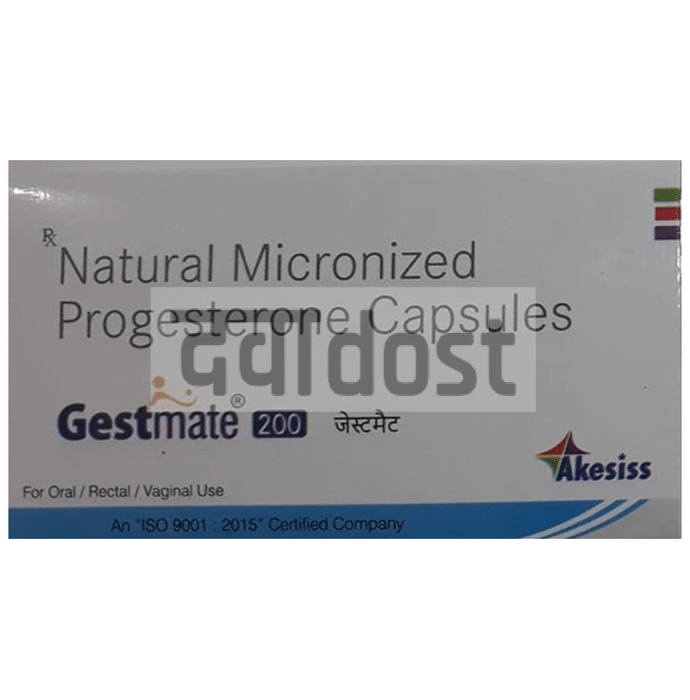 Gestmate 200mg Capsule 10s