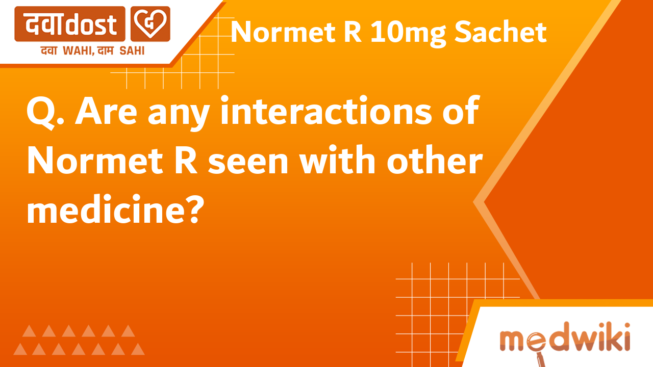 Normet R 10mg Sachet Emcure Pharmaceuticals Ltd Buy generic