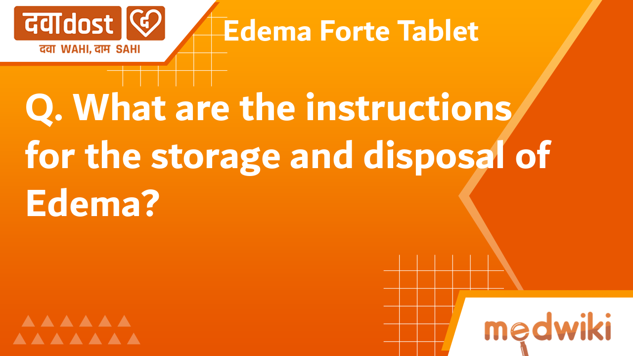 Edema Forte Tablet Genfo Bioceuticals Pvt Ltd Buy generic medicines