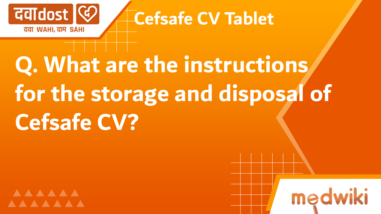 Cefsafe CV Tablet Khandelwal Laboratories Pvt Ltd Buy generic