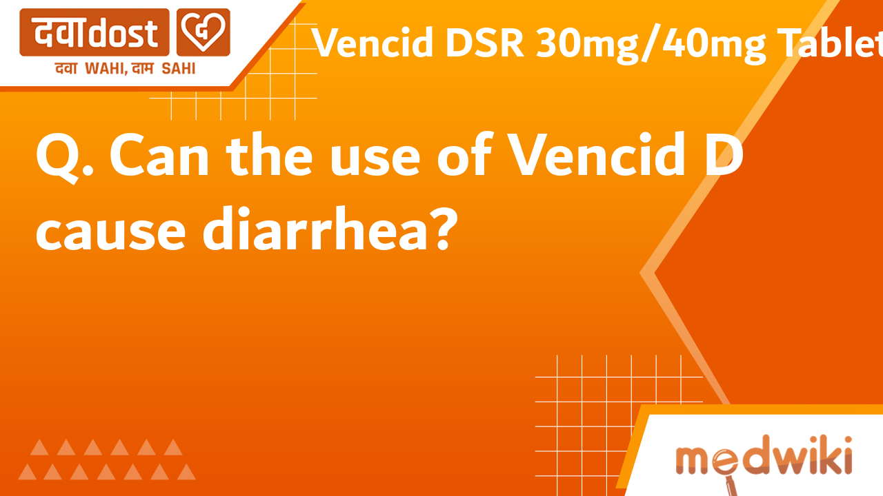 Vencid DSR 30mg/40mg Tablet Aventure Pharma Buy generic medicines