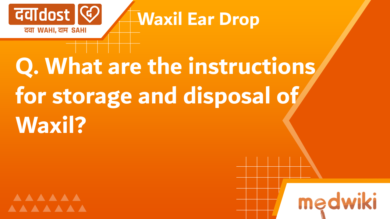 Waxil Ear Drop Vilco Laboratories Pvt Ltd Buy generic medicines at