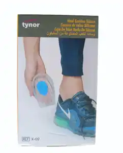 Tynor K 02 Heel Cushion Silicone Pair Medium 1s