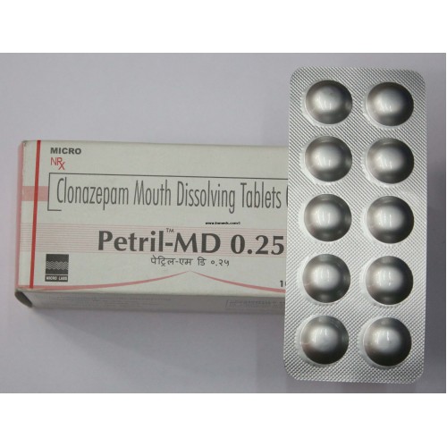 Petril-MD 0.25mg Tablet 10s