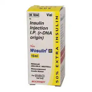 New Wosulin R 40IU Injection 15ml