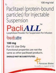 Pacliall 100mg Injection 1s