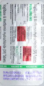 Vogliboz M 500 mg/0.3 mg Tablet 10s
