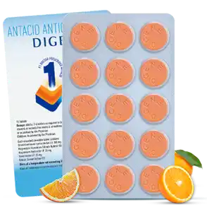 Digene Chewable Tablet Orange 15s