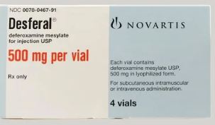 Desferal 500mg Injection 1s