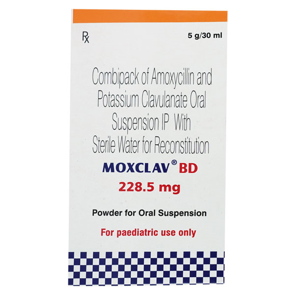 Moxclav BD 228.5mg Powder for Oral Suspension 30ml
