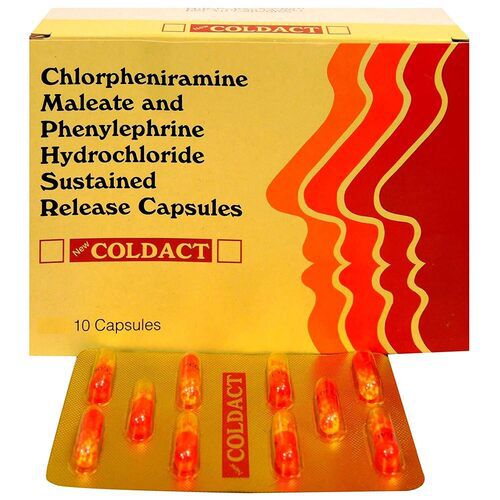 Coldact 50mg/8mg Capsule 10s