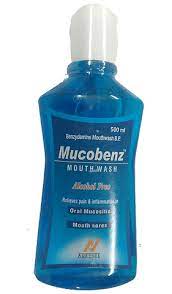 Mucobenz 0.15%w/v Mouth Wash 500ml