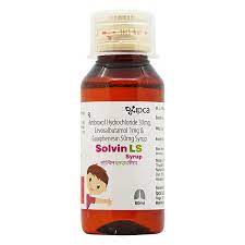 सोल्विन एलएस 30mg/1mg/50mg सिरप 60ml
