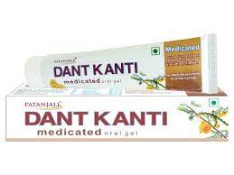 PATANJALI DANT KANTI MEDICATED GEL 100GM