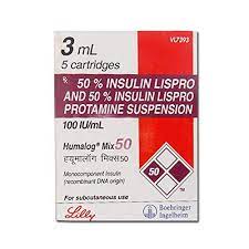 Huminsulin 50/50 Injection 100IU/ml