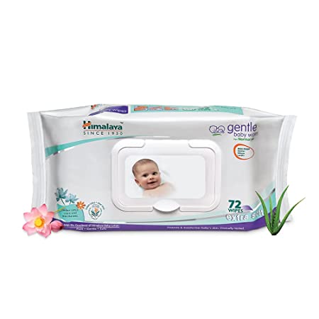 HIMALAYA GENTLE BABY WIPES 72