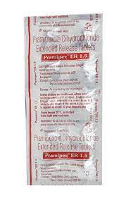 Pramipex 1.5mg Tablet ER 10s