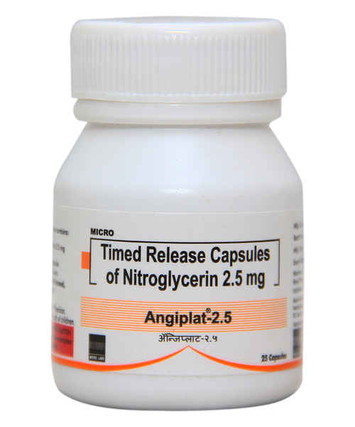 Angiplat 2.5mg Capsule TR 25s