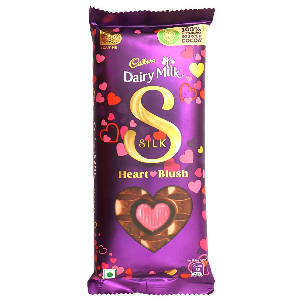 Cadbury Dairy Milk Silk Heart Blush Chocolate 150gm