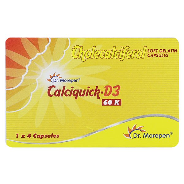 Calciquick D3 60K Capsule 4s