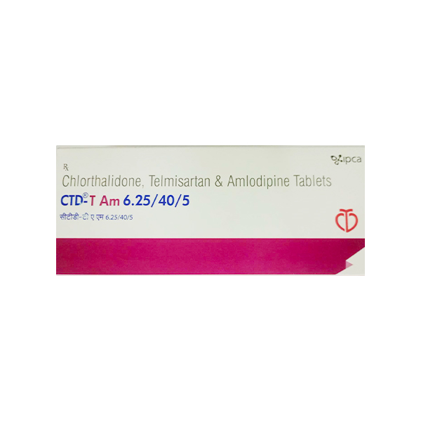CTD-T AM 6.25/40/5 Tablet 10s