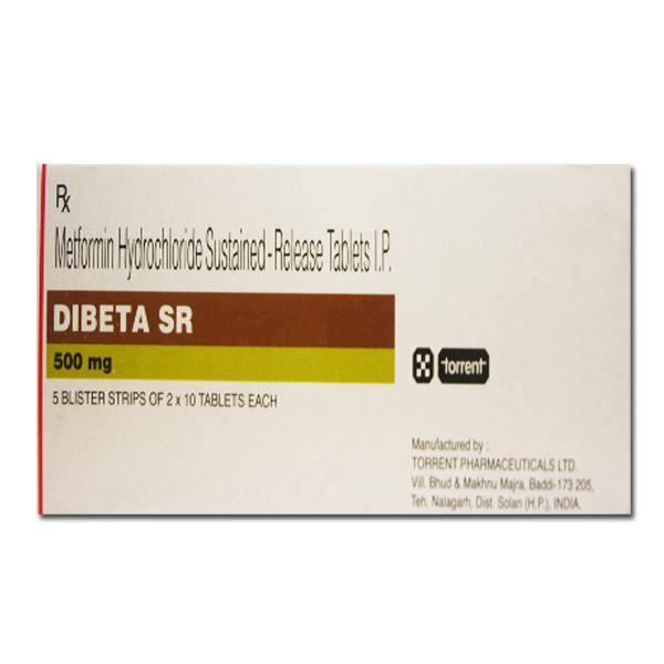 Dibeta 500mg Tablet SR 10s