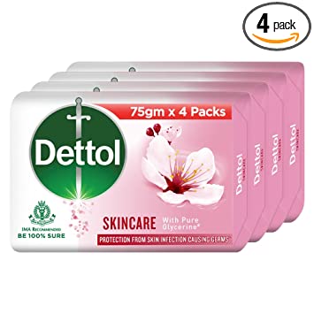 Dettol Skin Care Soap 4sX75gm