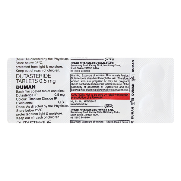Duman 0.5mg Tablet 10s