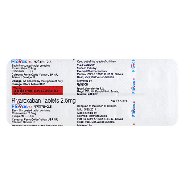 Flovas 2.5mg Tablet 14s