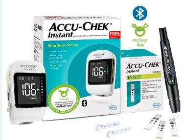 Accu Chek Instant Wireless Blood Glucose Meter Kit 1s