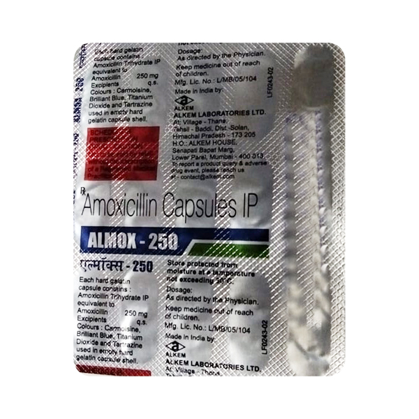 Almox 250mg Capsule 15s